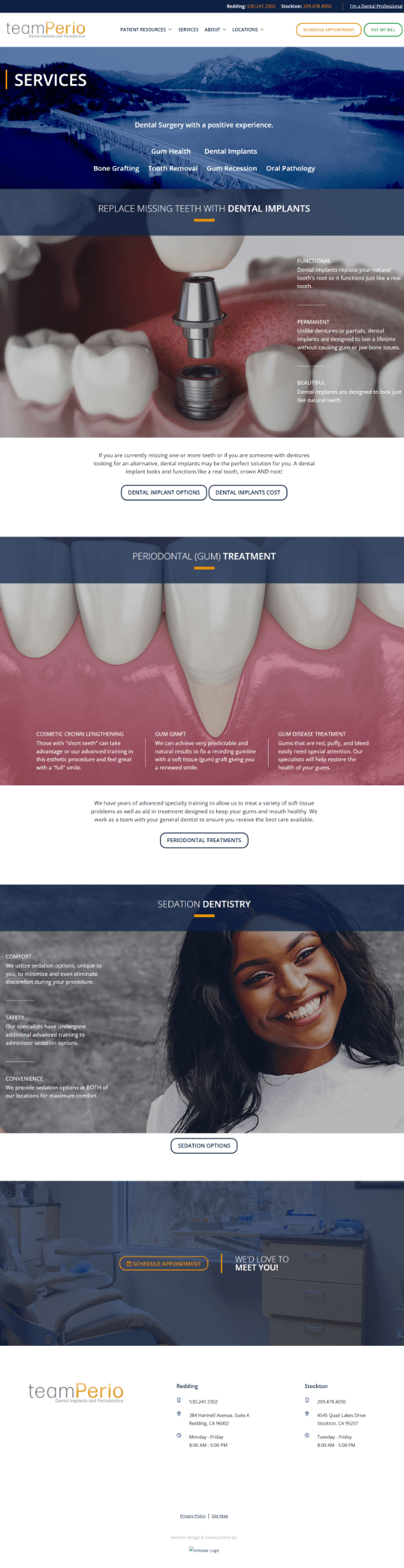 teamPerio website designed by InfoStar Productions LLC.